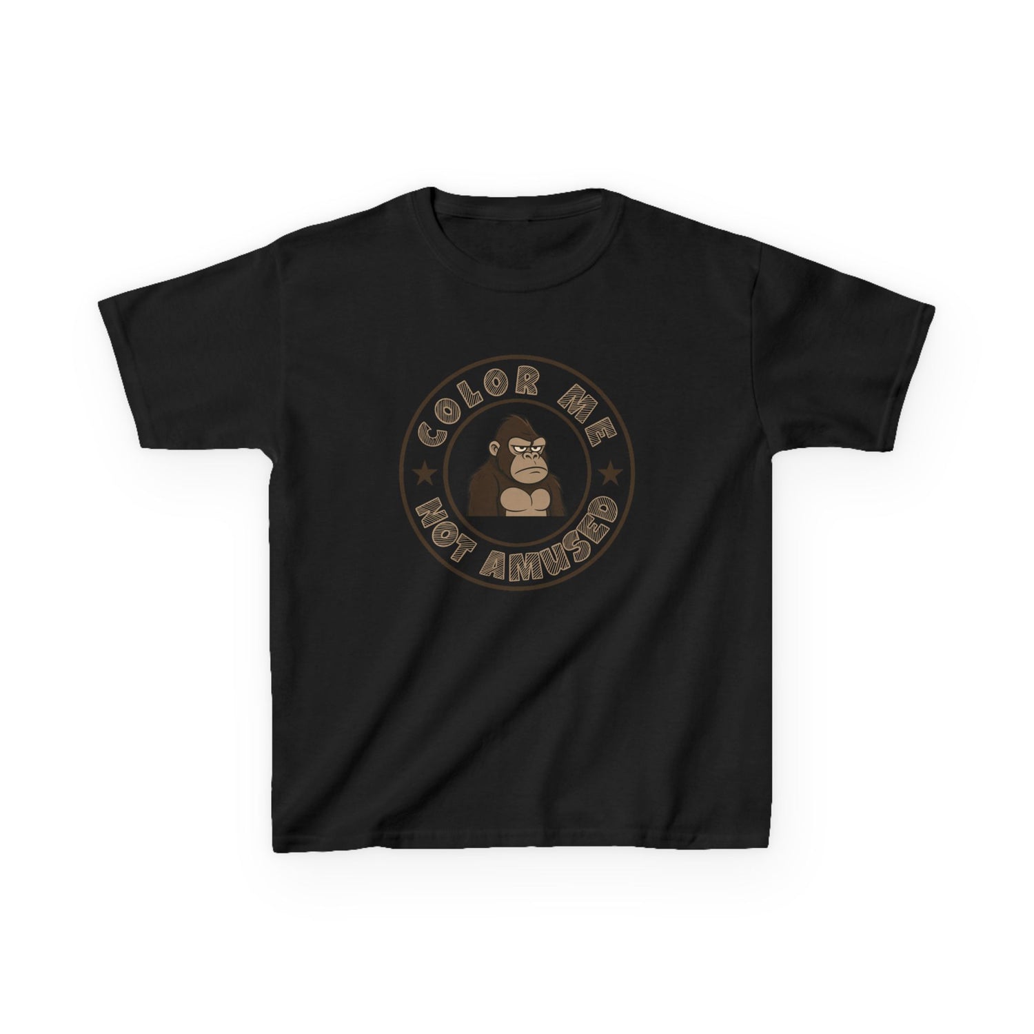 Kids Tee — Color Me Not Amused - Gorilla