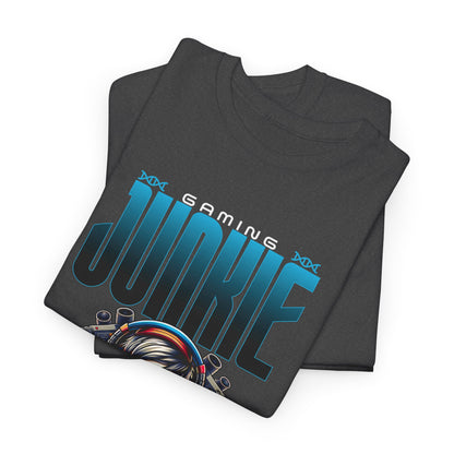 Gaming Junkie Skull Tee — Gamer Skull Controller Graphic T-Shirt