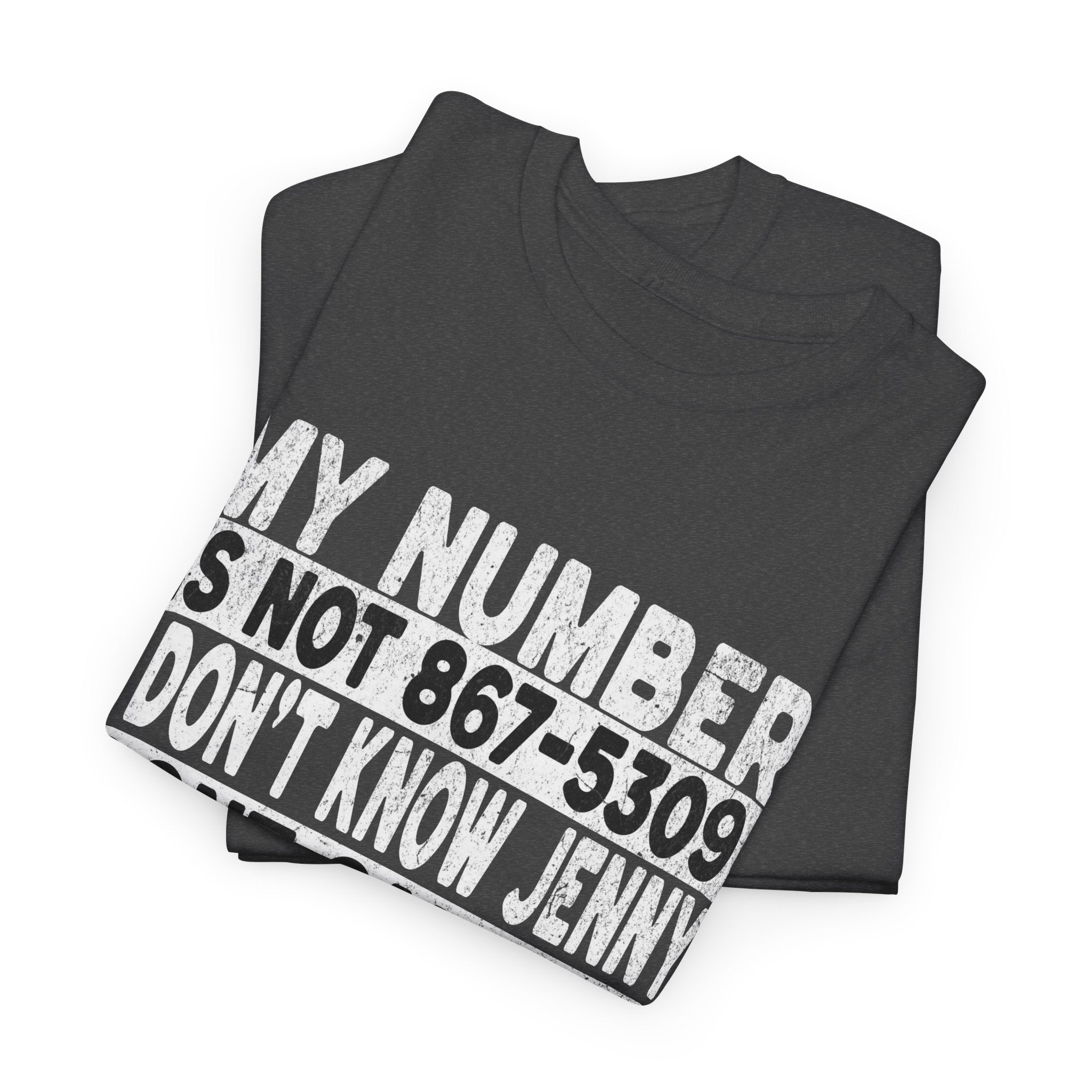 Funny 867-5309 Jenny Unisex Cotton Tee