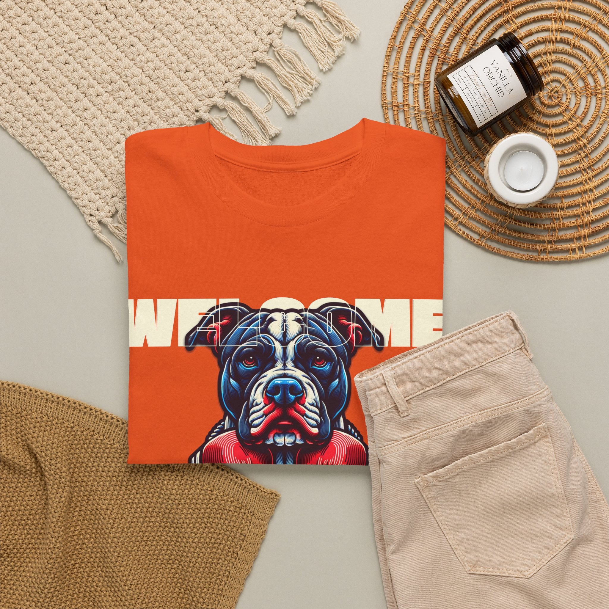 Dog Fight Boxing Dog T-Shirt — Welcome To The Dog Fight Graphic Tee