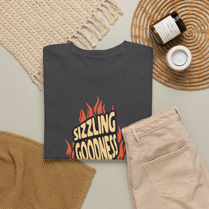 Sizzling Goodness Breakfast T-Shirt — Bacon &amp; Egg Cartoon Tee