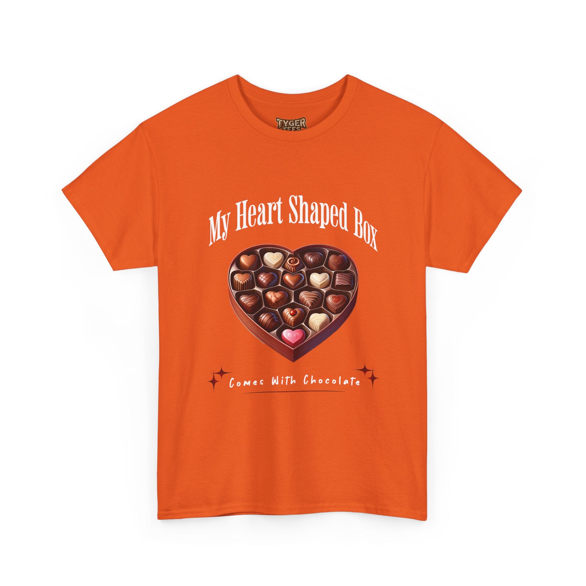 My Heart Shaped Box Comes With Chocolate T-Shirt | 90s Grunge-Inspired Valentine&