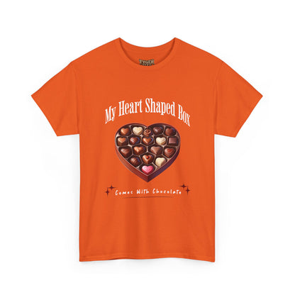 My Heart Shaped Box Comes With Chocolate T-Shirt | 90s Grunge-Inspired Valentine&