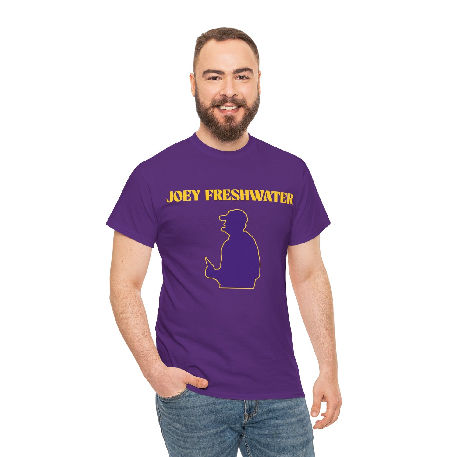 Joey Freshwater Silhouette Tee - LSU Lane Kiffin T-Shirt