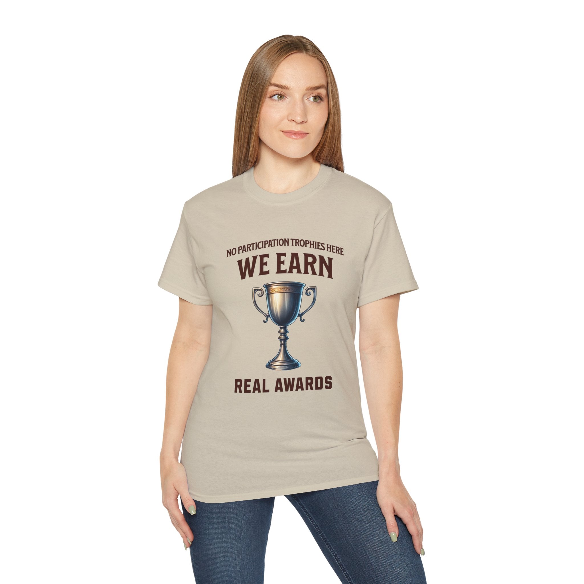 No Participation Trophies Unisex Cotton Tee