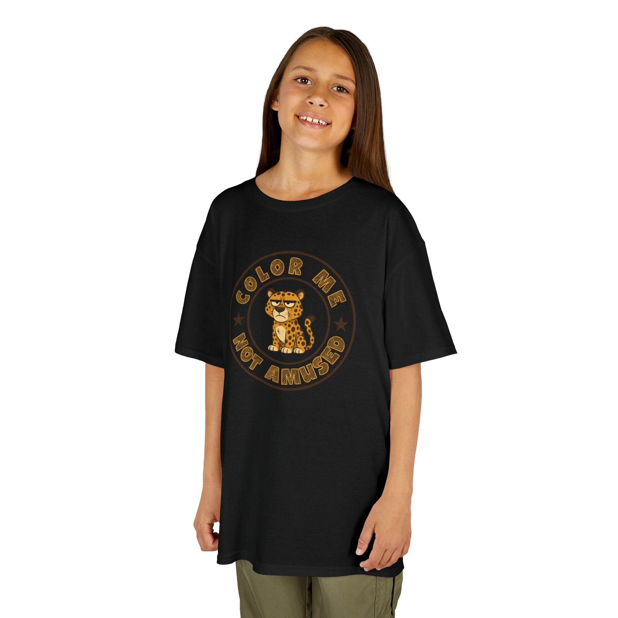 Kids Tee — Color Me Not Amused - Jaguar