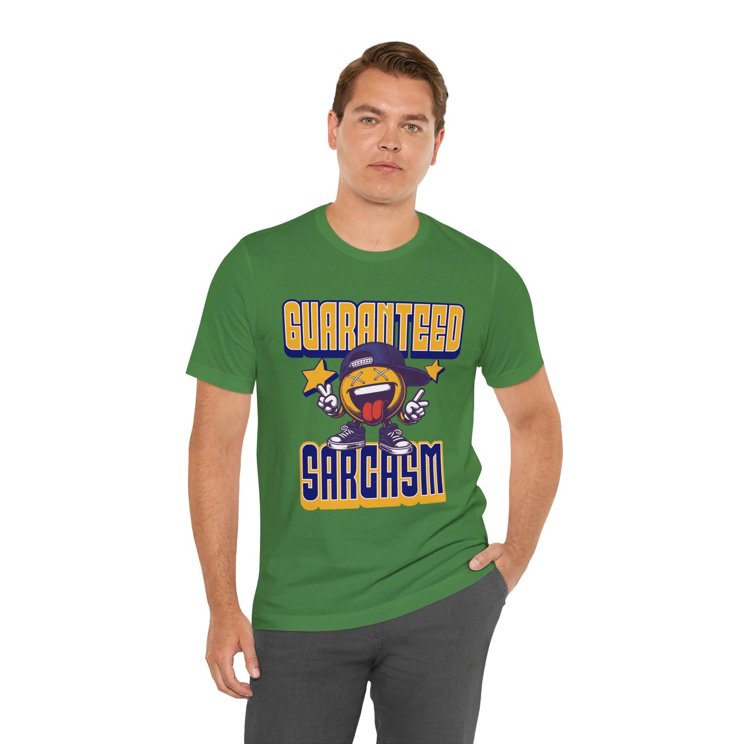 Guaranteed Sarcasm – Funny Smiley Face T-Shirt