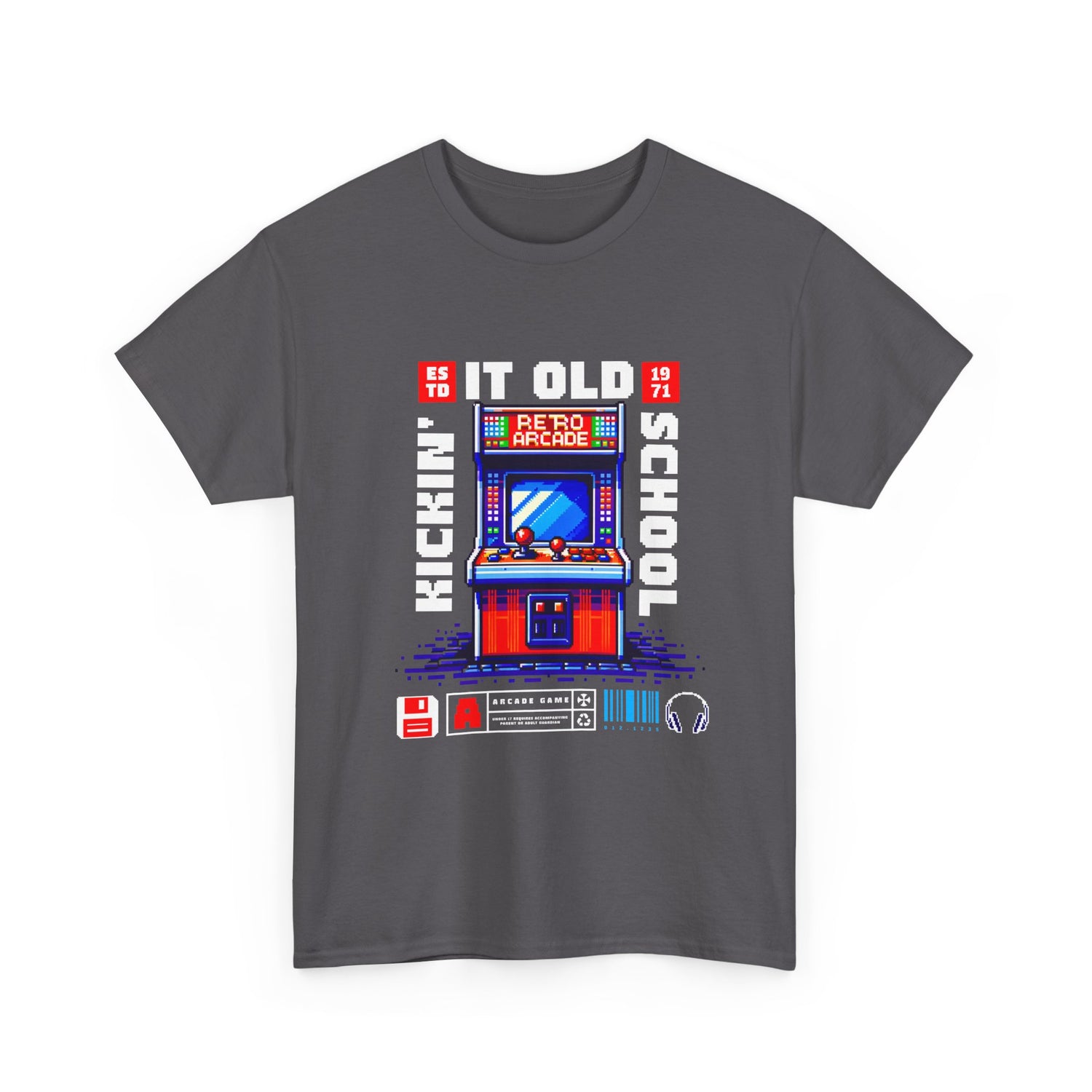 Old School Arcade T-Shirt — "Kickin&