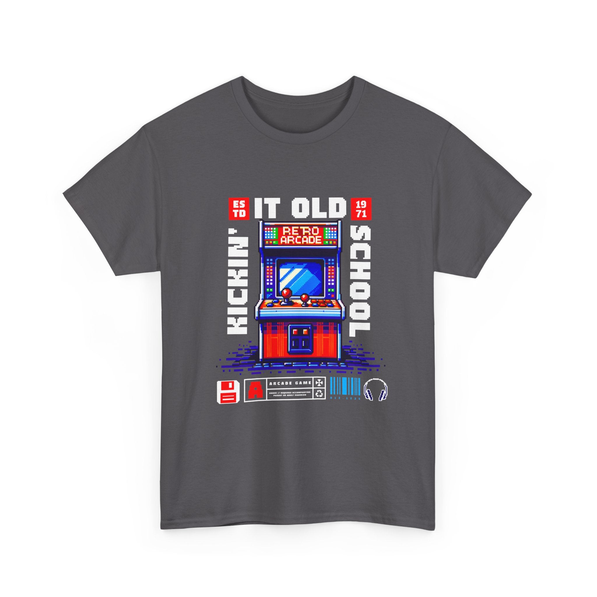 Old School Arcade T-Shirt — "Kickin&