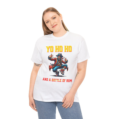 Yo Ho Ho Pirate T-Shirt – "Yo Ho Ho and a Bottle of Rum" Graphic Tee