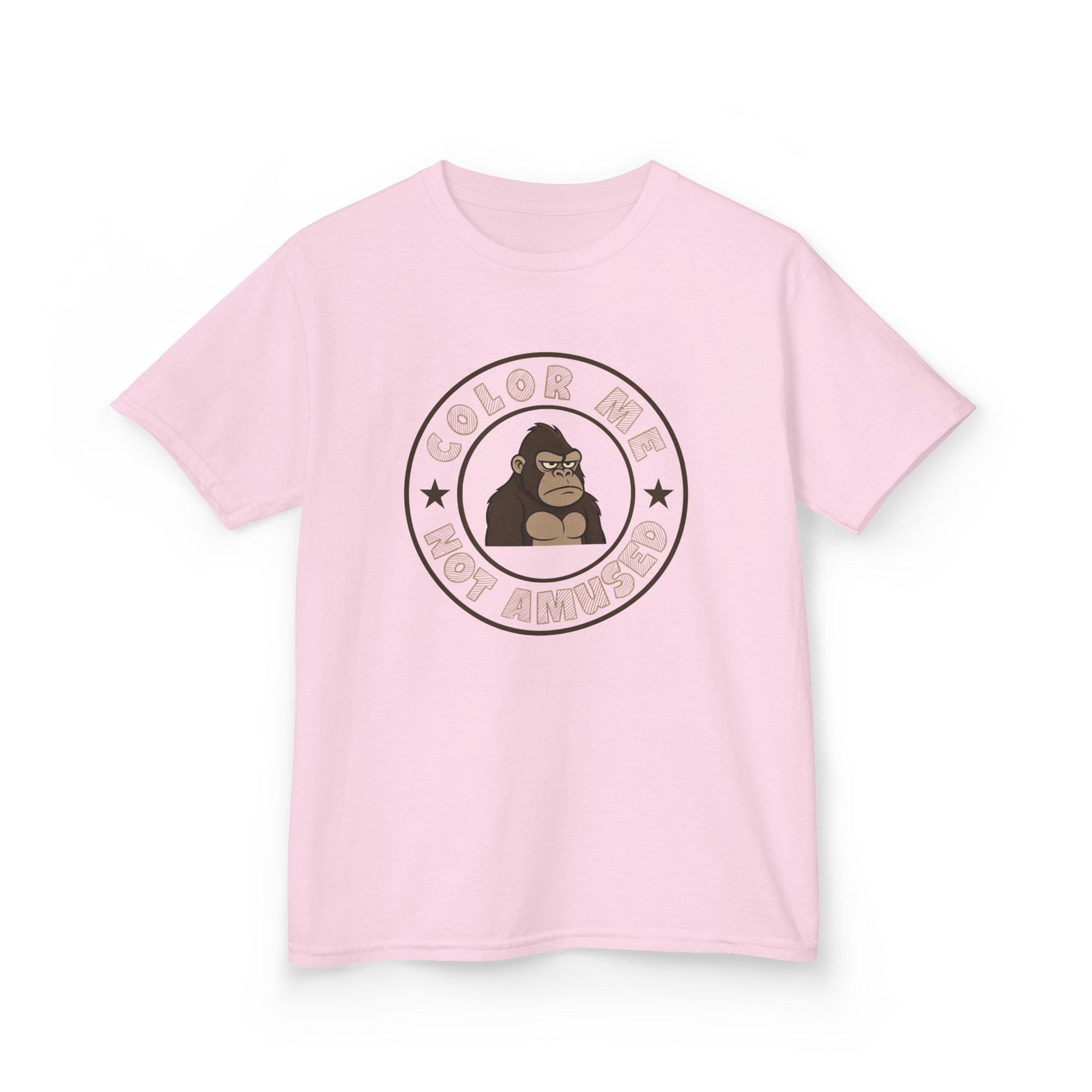 Kids Tee — Color Me Not Amused - Gorilla