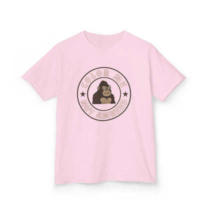 Kids Tee — Color Me Not Amused - Gorilla