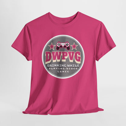 DWPVG "Drinking While Playing Video Games" Graphic Tee — Gamer Party T-Shirt
