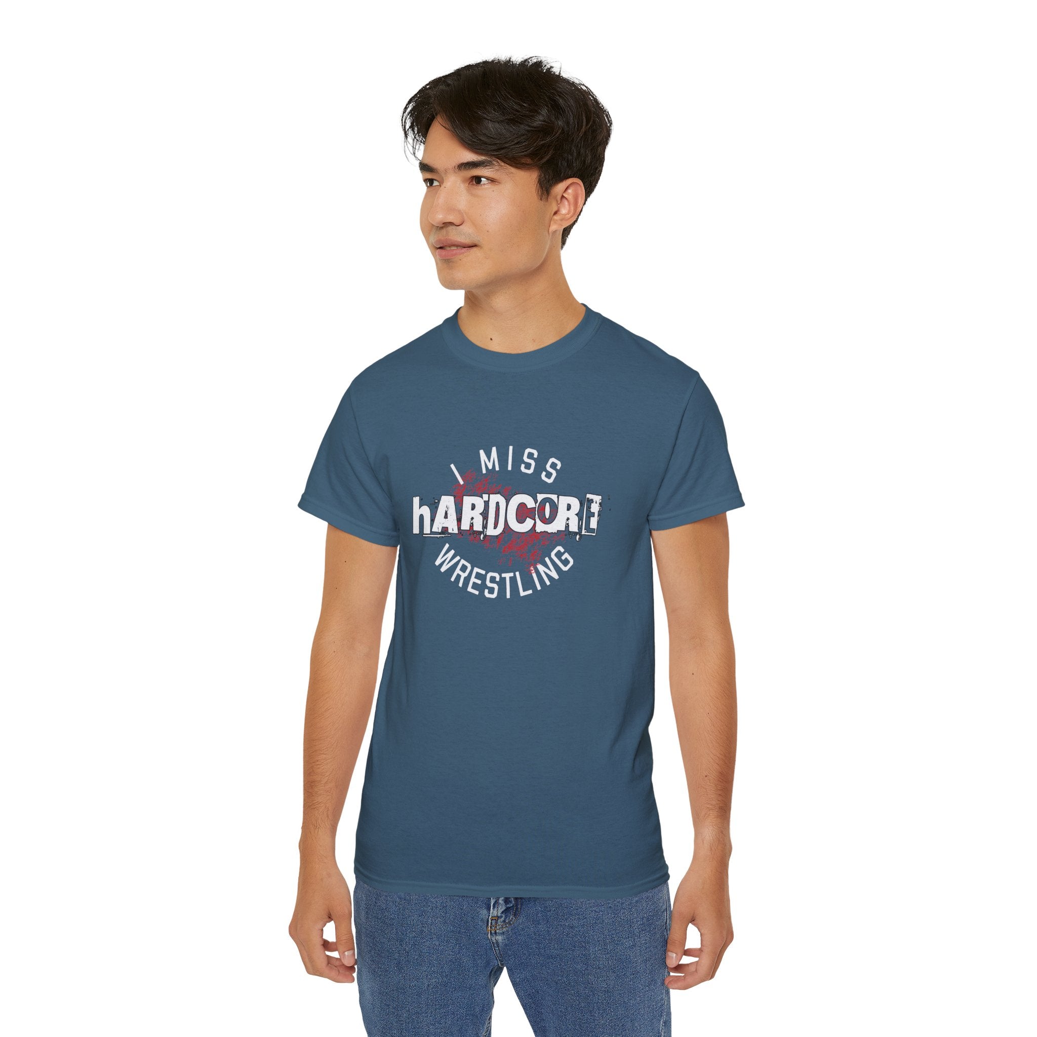 I Miss Hardcore Wrestling Cotton Tee