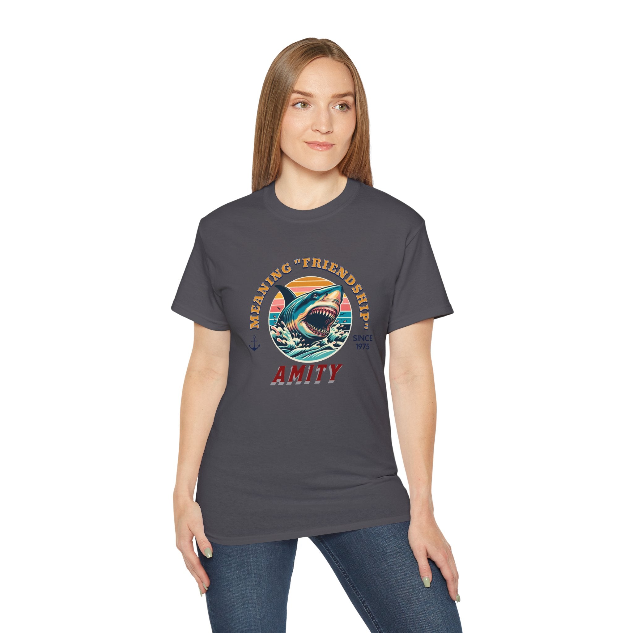 Jaws Movie - Meaning Friendship Amity Tee
