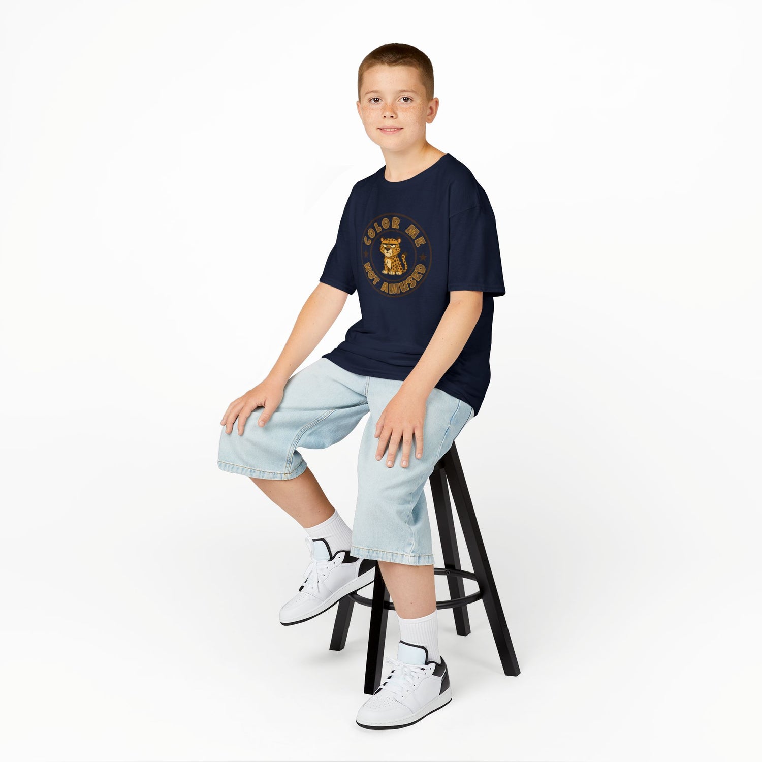 Kids Tee — Color Me Not Amused - Jaguar