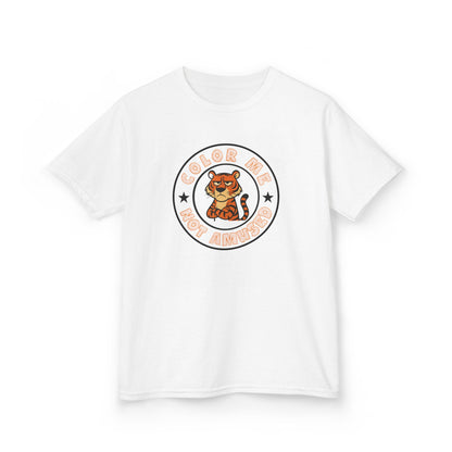 Kids Tee — Color Me Not Amused - Tiger