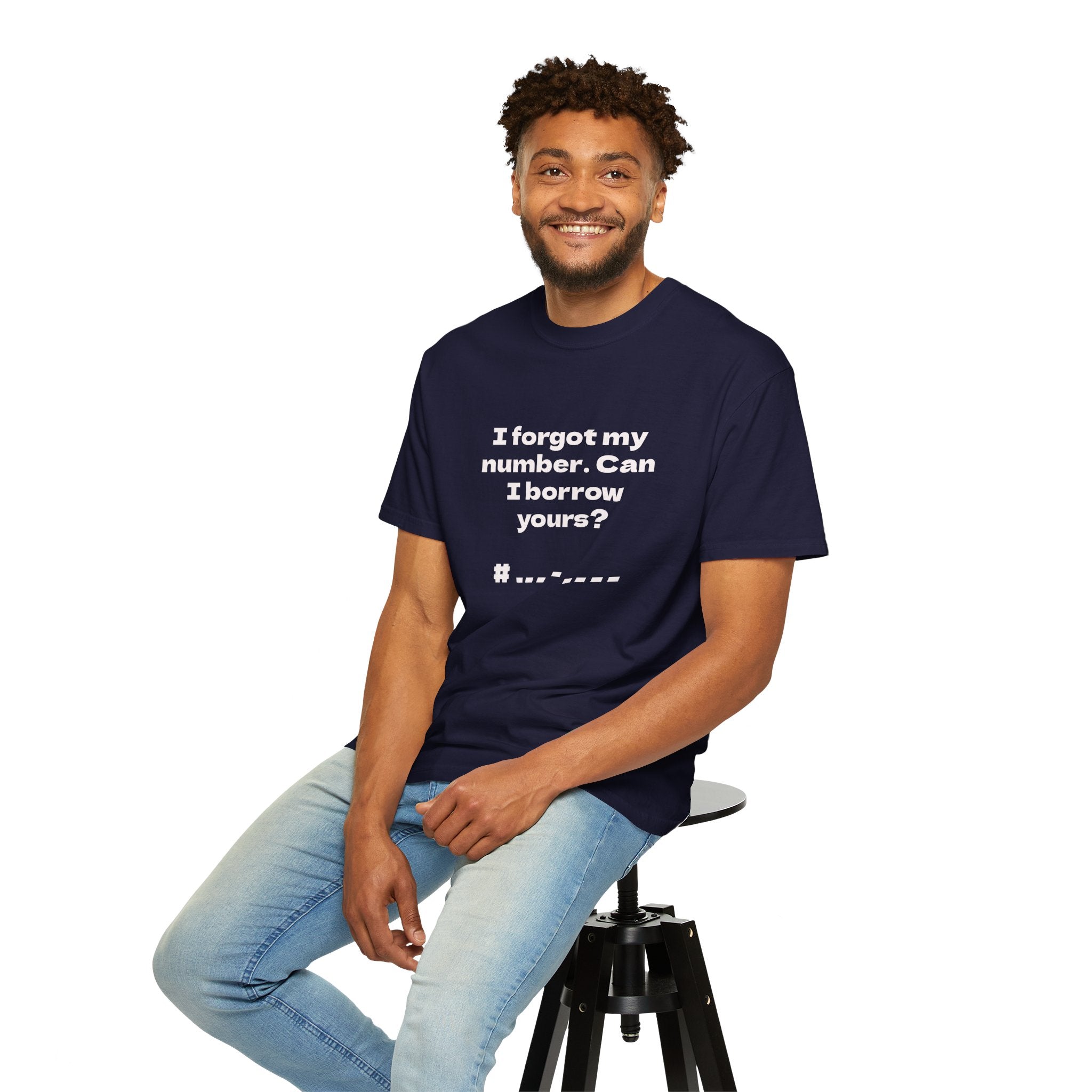 Pick-Up Line Tee - Can I Borrow Your Number