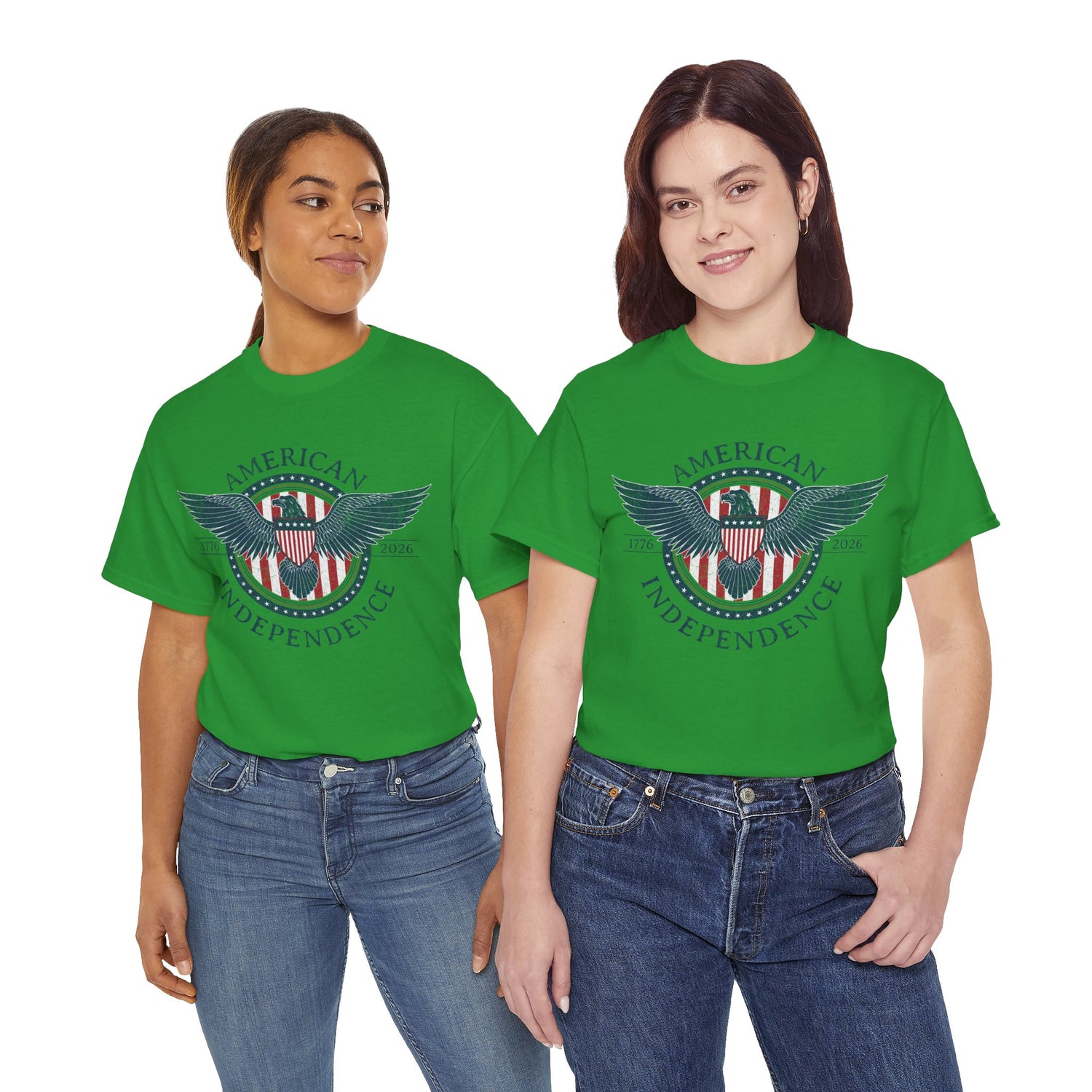 Independence Eagle Tee — American Independence 1776–2025 Vintage Flag Shirt