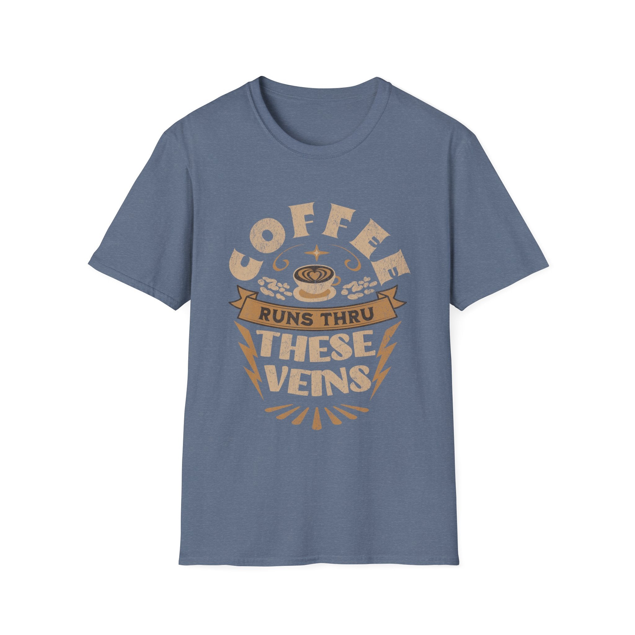 Coffee Runs Thru These Veins Unisex T-Shirt