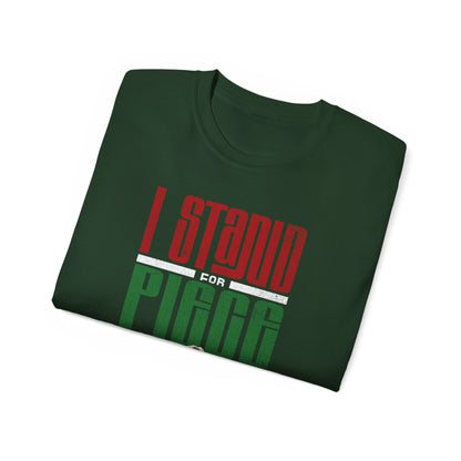 I Stand For Piece of Pizza Pie Cotton T-Shirt