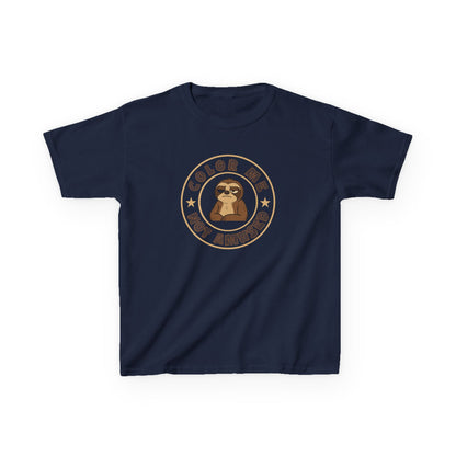 Kids Tee — Color Me Not Amused -  Sloth