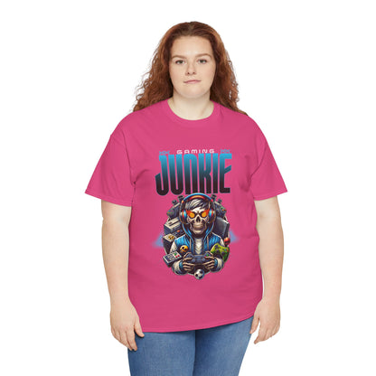 Gaming Junkie Skull Tee — Gamer Skull Controller Graphic T-Shirt