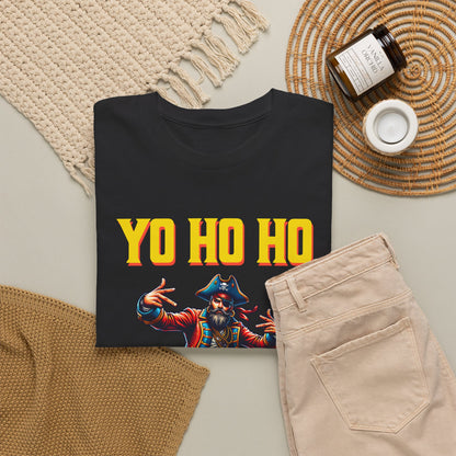 Yo Ho Ho Pirate T-Shirt – "Yo Ho Ho and a Bottle of Rum" Graphic Tee