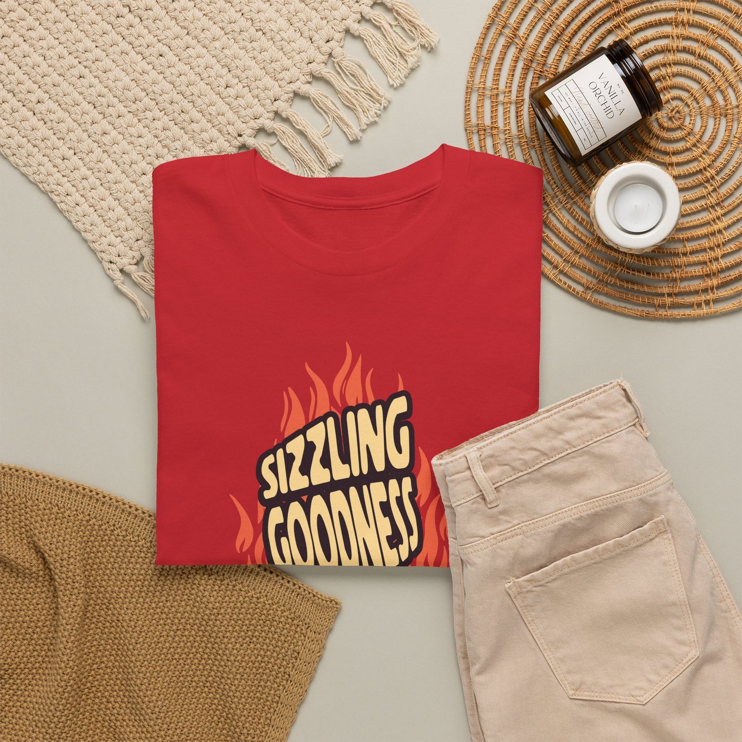 Sizzling Goodness Breakfast T-Shirt — Bacon &amp; Egg Cartoon Tee