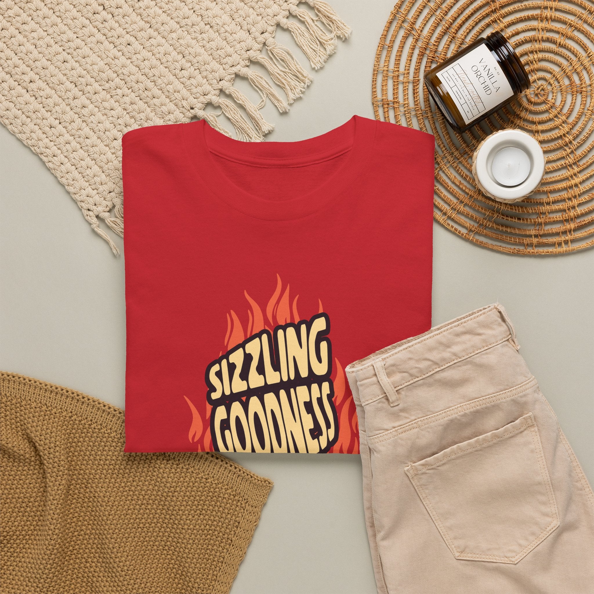 Sizzling Goodness Breakfast T-Shirt — Bacon &amp; Egg Cartoon Tee