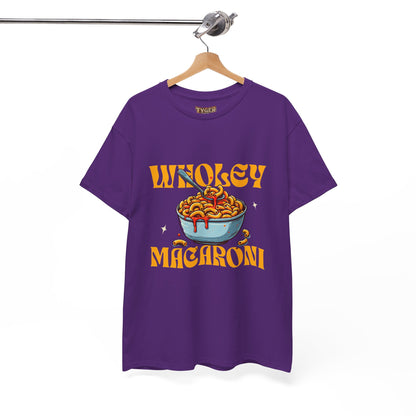 Holy Macaroni Unisex Tee, Funny T-Shirt, Casual Graphic Shirt, Gift for Pasta Lovers, Foodie Apparel, Comfortable Everyday Wear