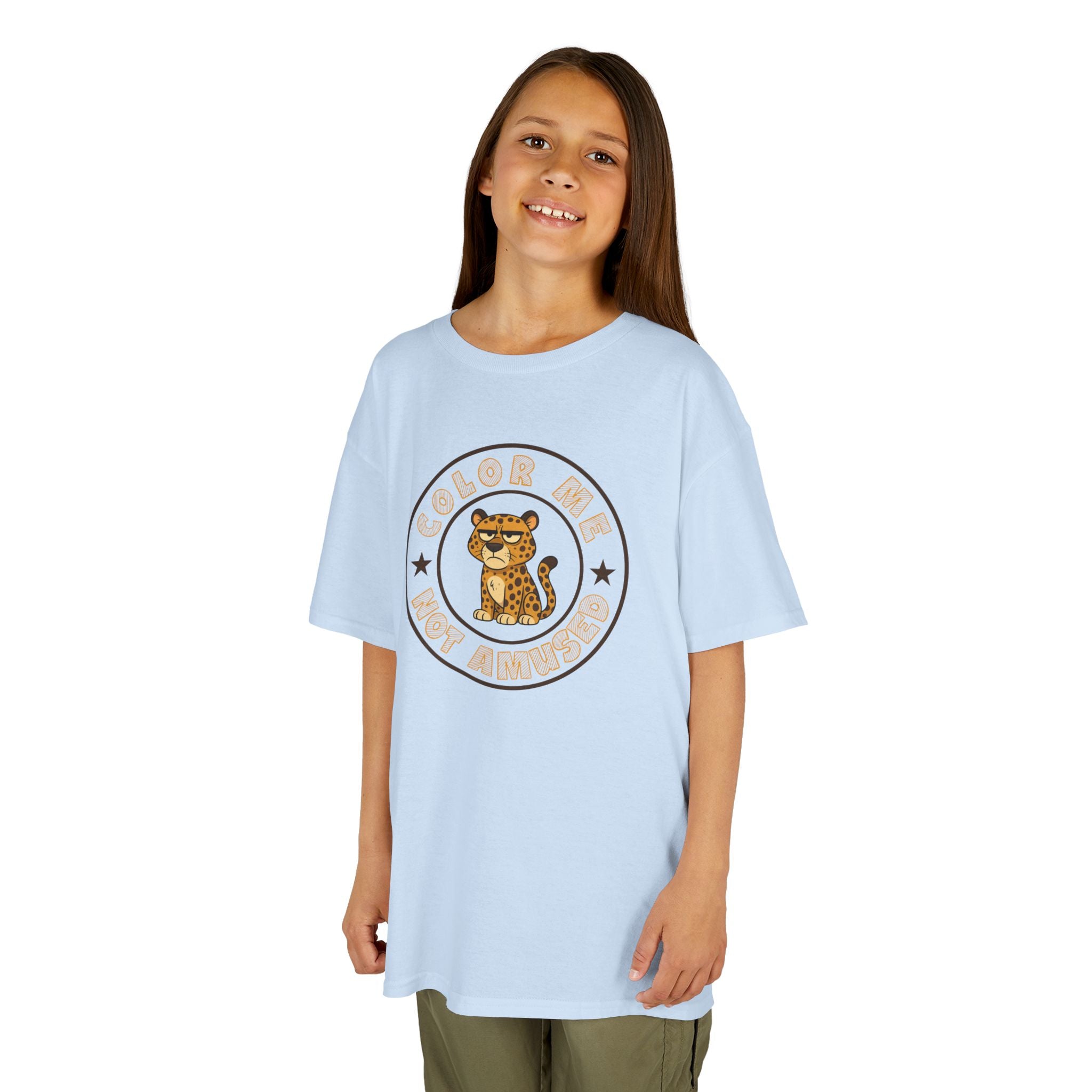 Kids Tee — Color Me Not Amused - Jaguar