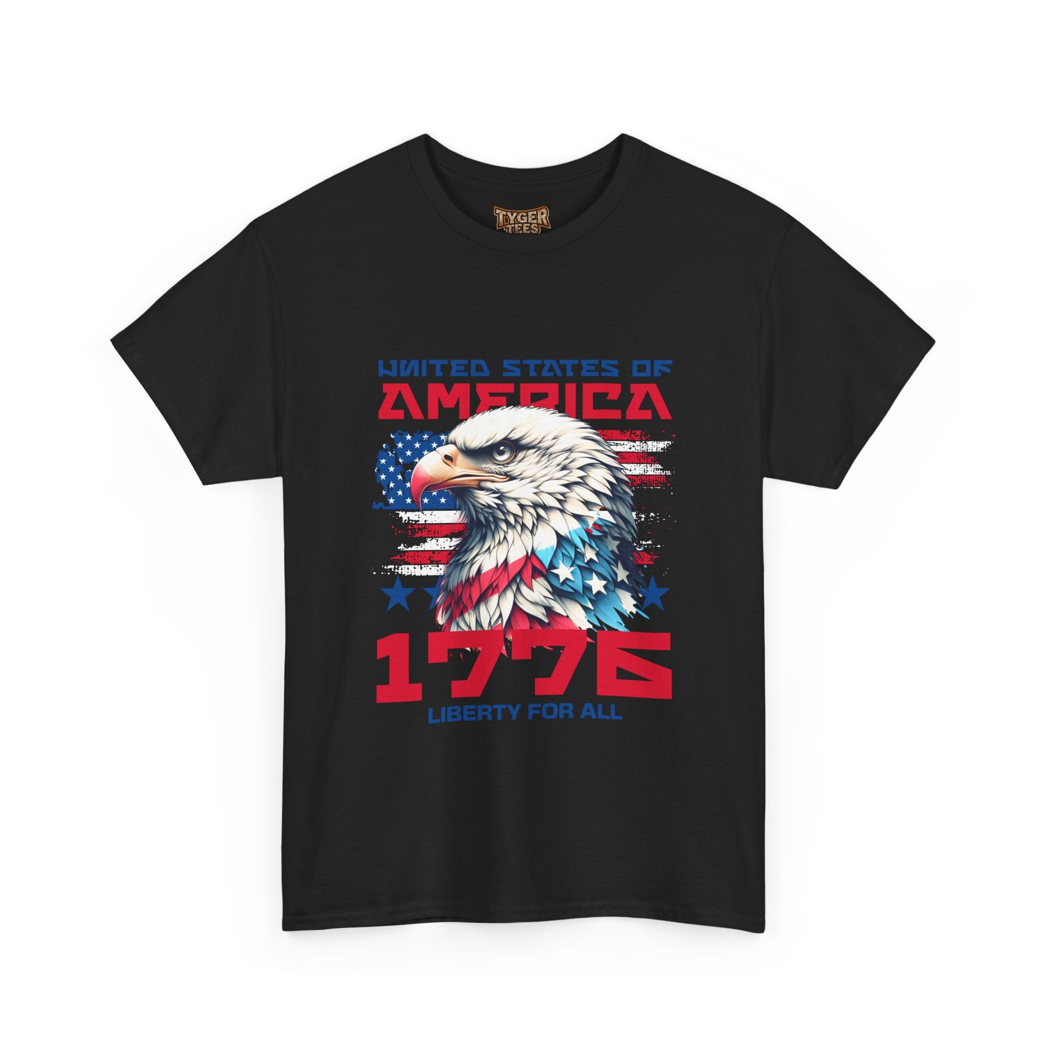 1776 Liberty For All T-Shirt — Patriotic American Eagle Independence Day Tee