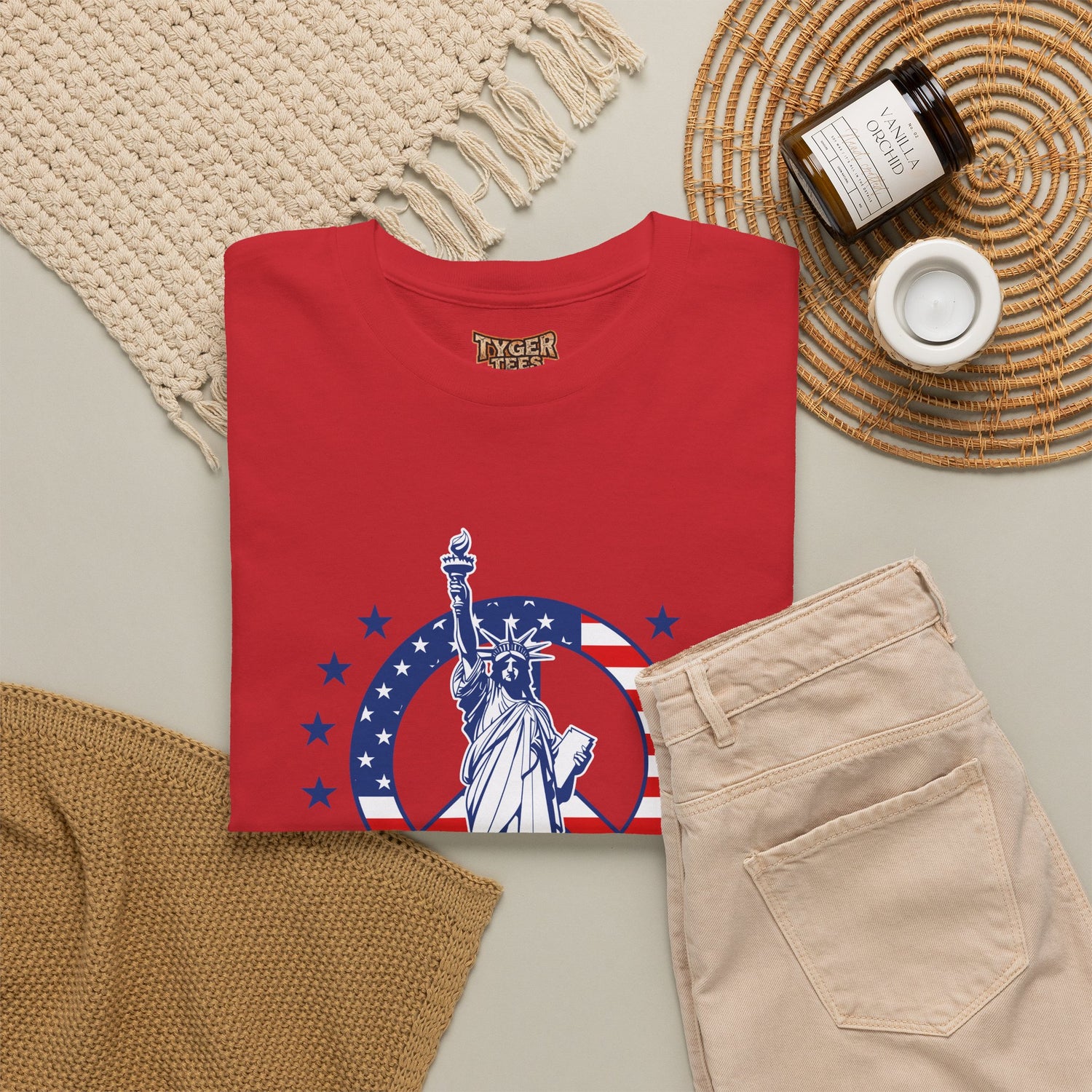 Don’t Be a H8TR Tee — Patriotic Statue of Liberty Graphic T-Shirt