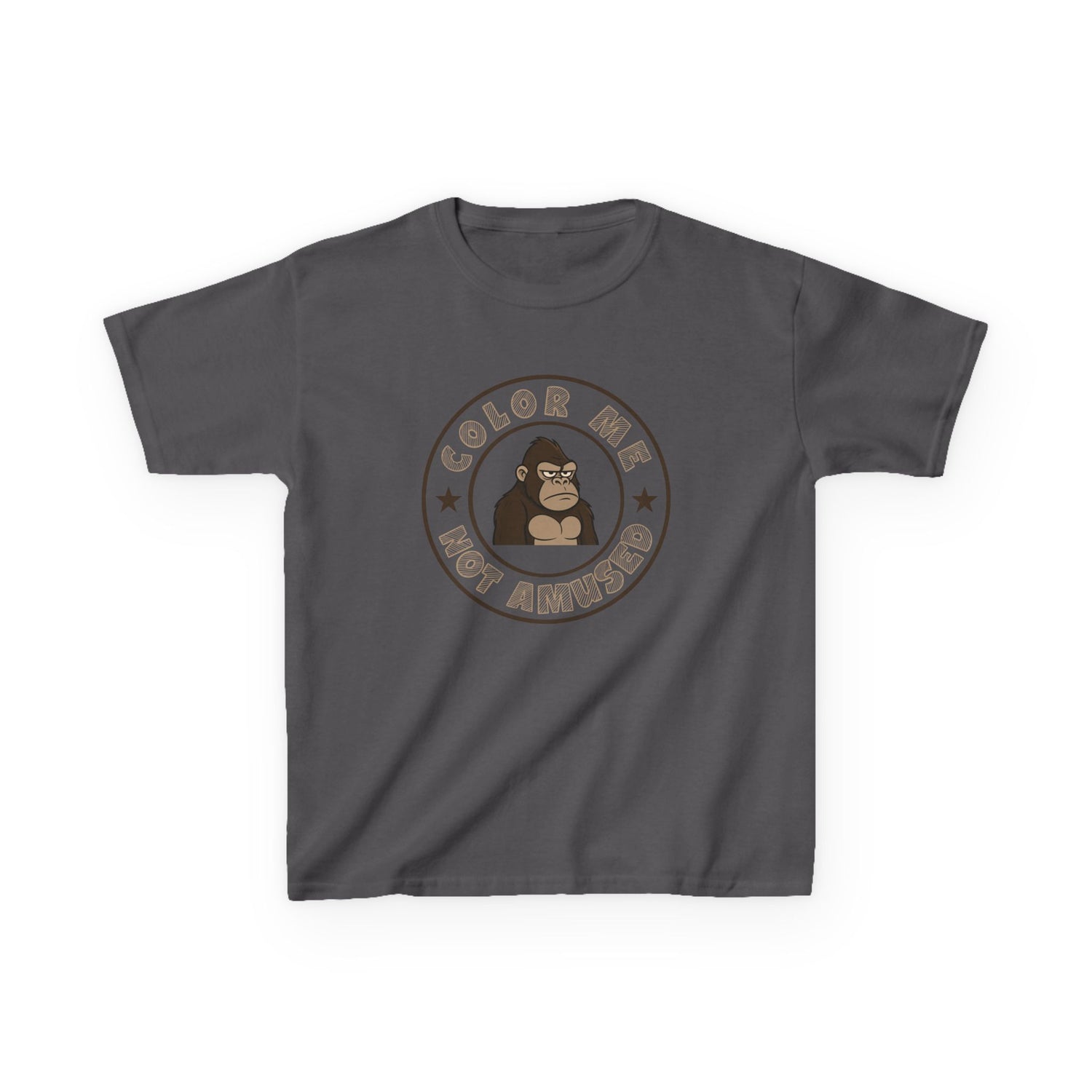 Kids Tee — Color Me Not Amused - Gorilla