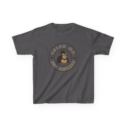 Kids Tee — Color Me Not Amused - Gorilla