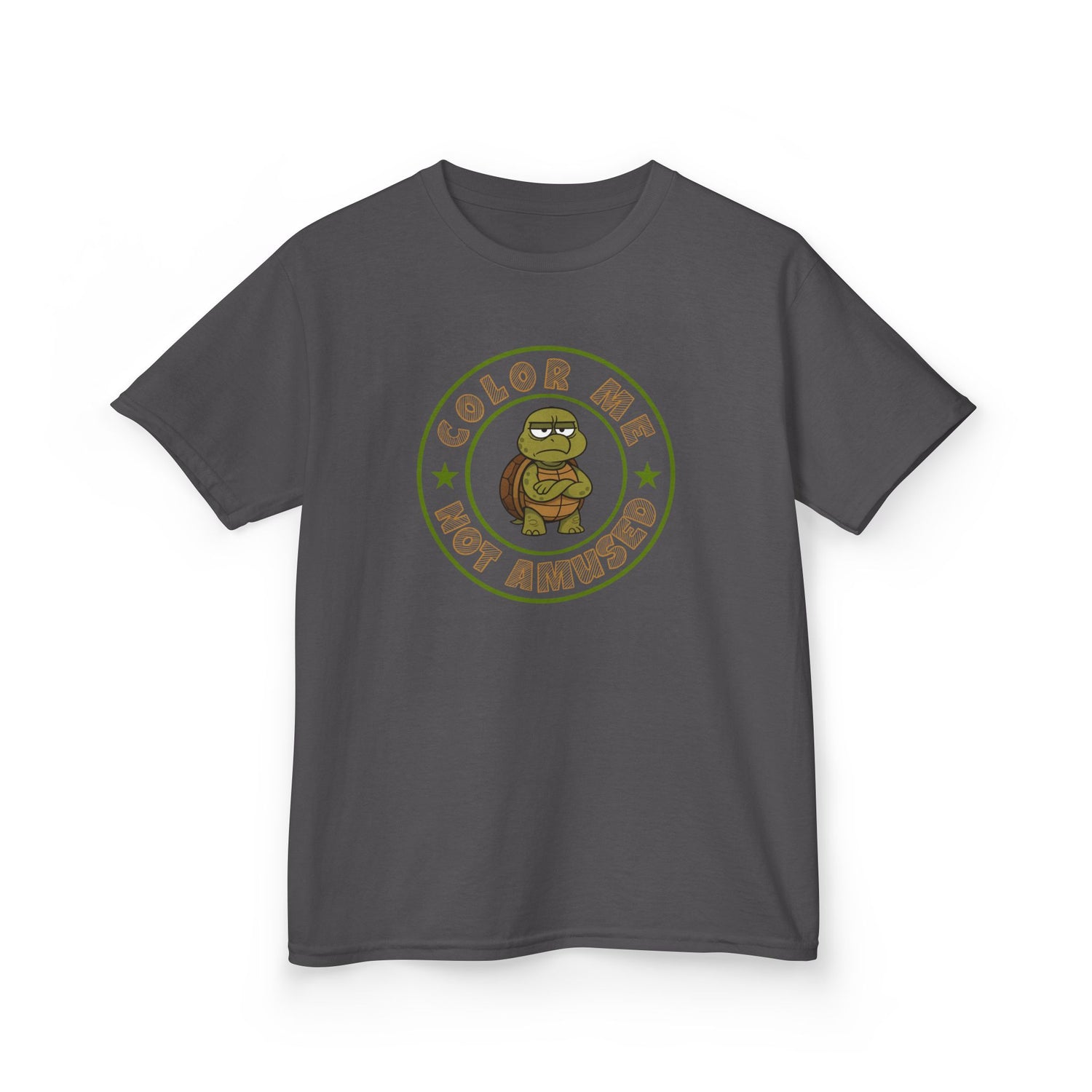Kids Tee — Color Me Not Amused - Turtle