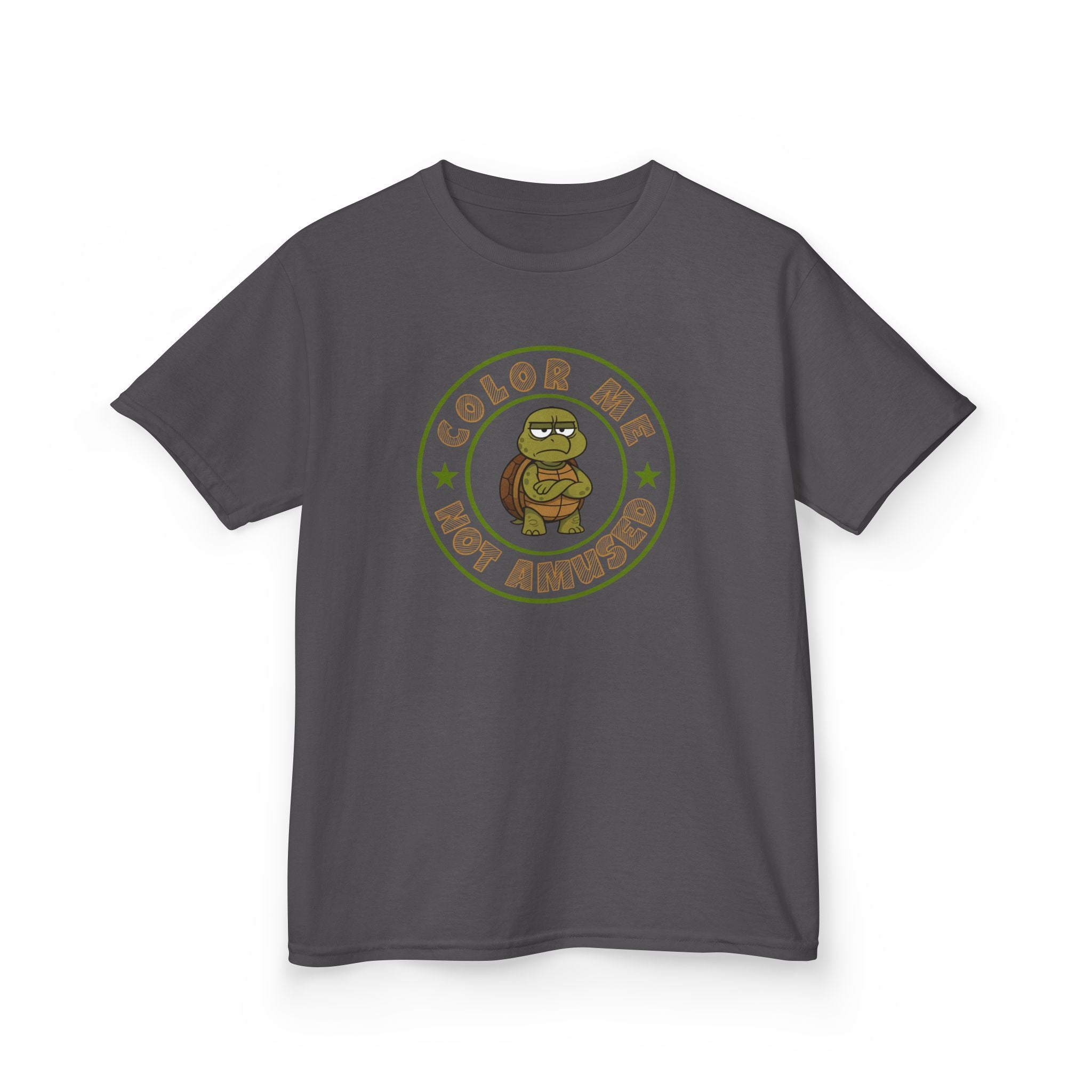 Kids Tee — Color Me Not Amused - Turtle