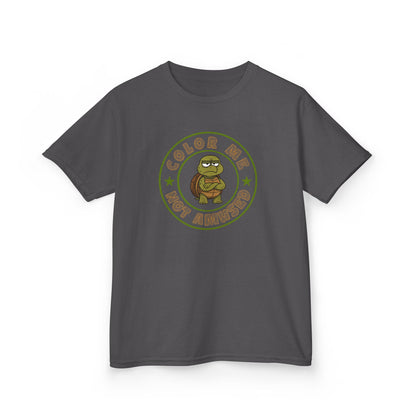 Kids Tee — Color Me Not Amused - Turtle