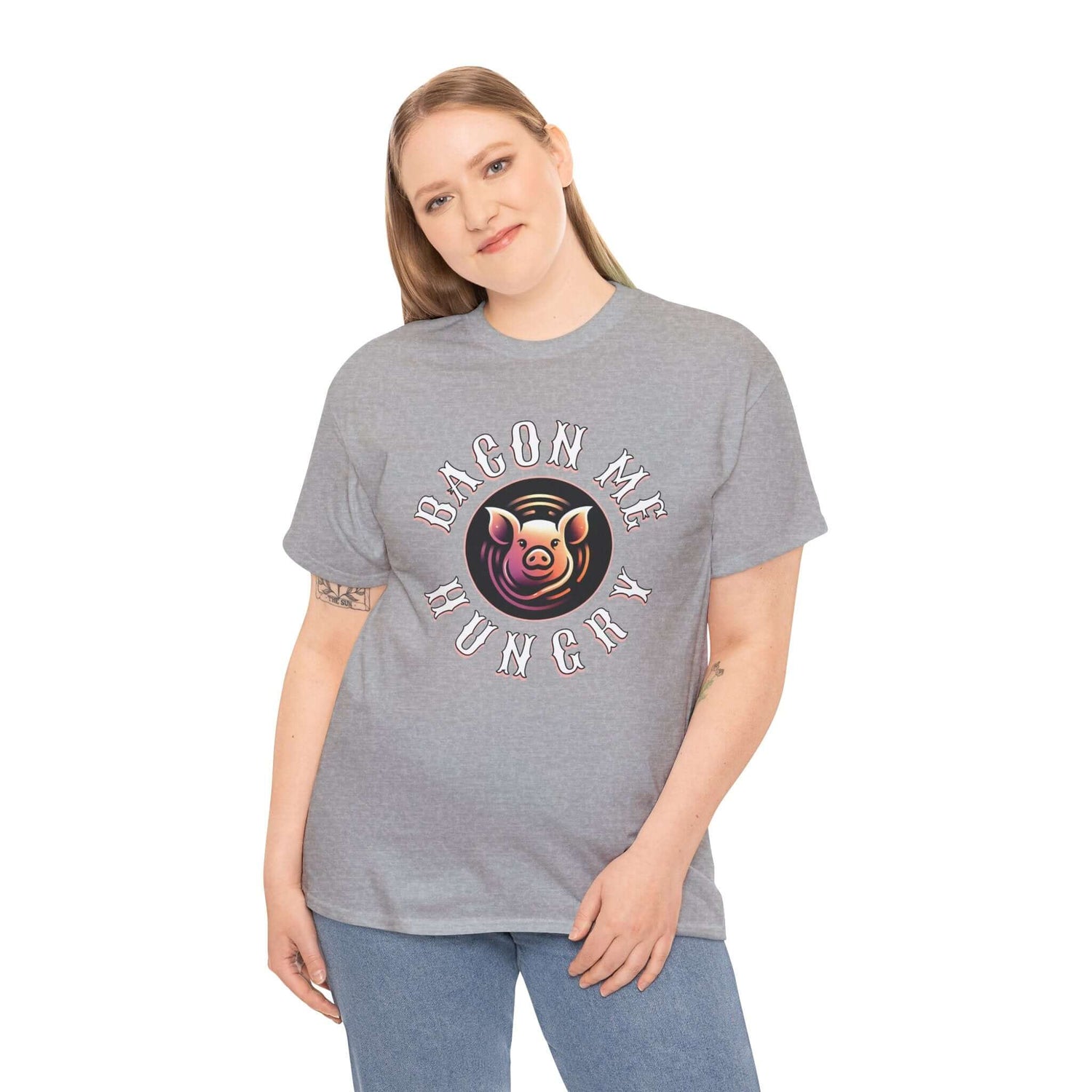 Bacon Me Hungry T-Shirt | Funny Pig Graphic Tee for Food Lovers