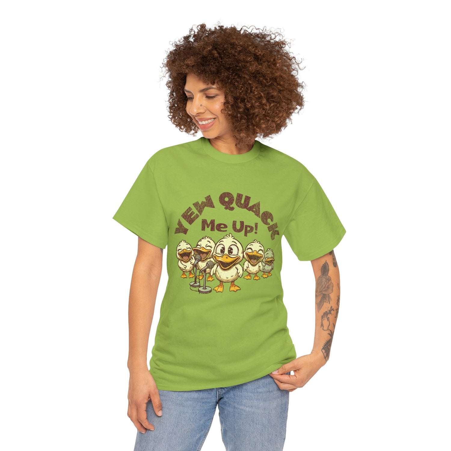 Yew Quack Me Up - Funny Duck Tee