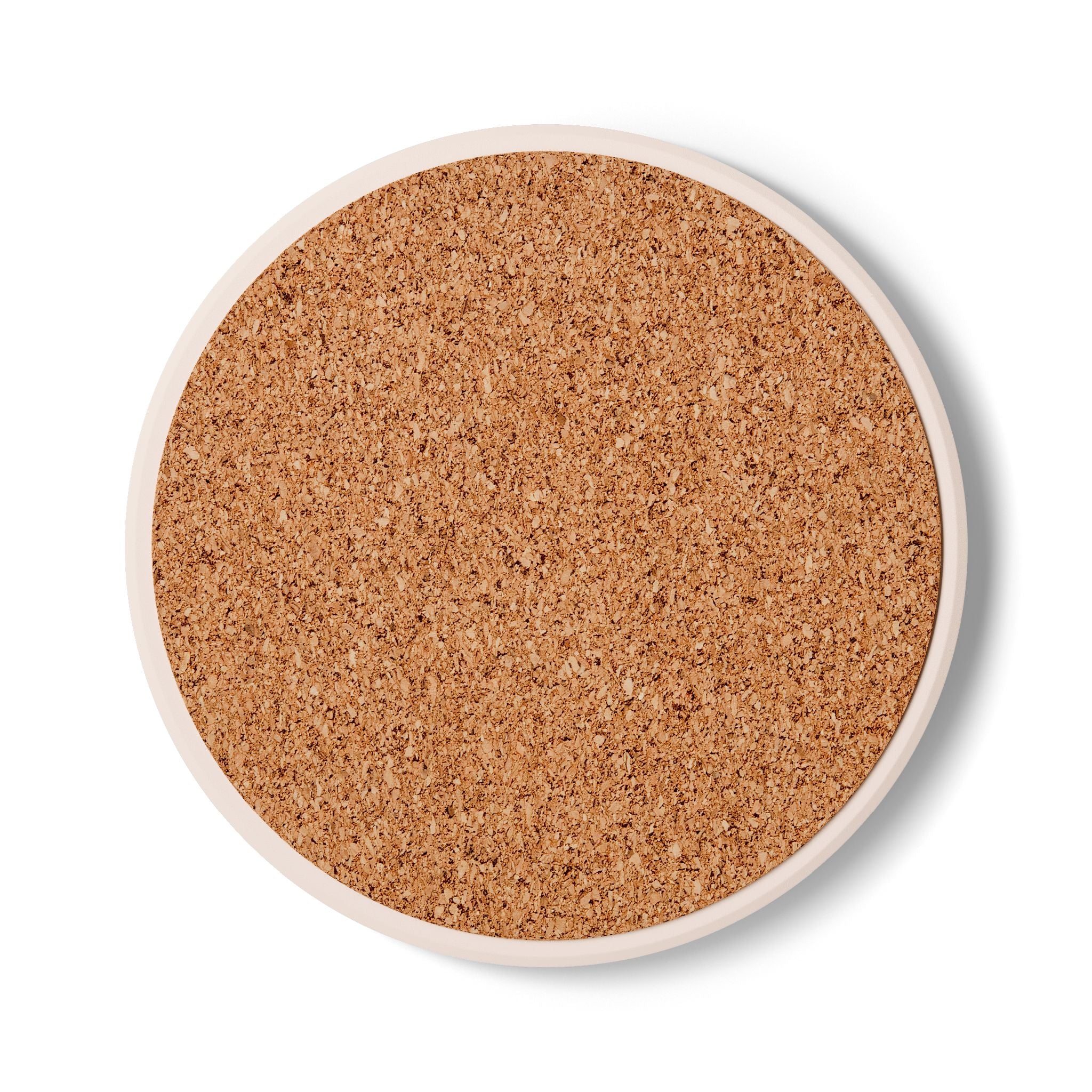 Coffee Diva Ceramic Coaster — Funny Coffee Stain Design, Gift for Coffee Lovers