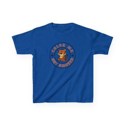 Kids Tee — Color Me Not Amused - Tiger