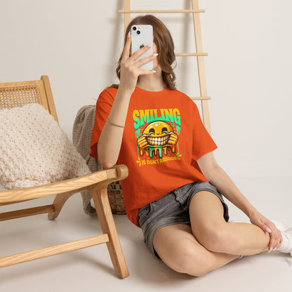 Smiling Is Contagious – Happy Smiley Face T-Shirt