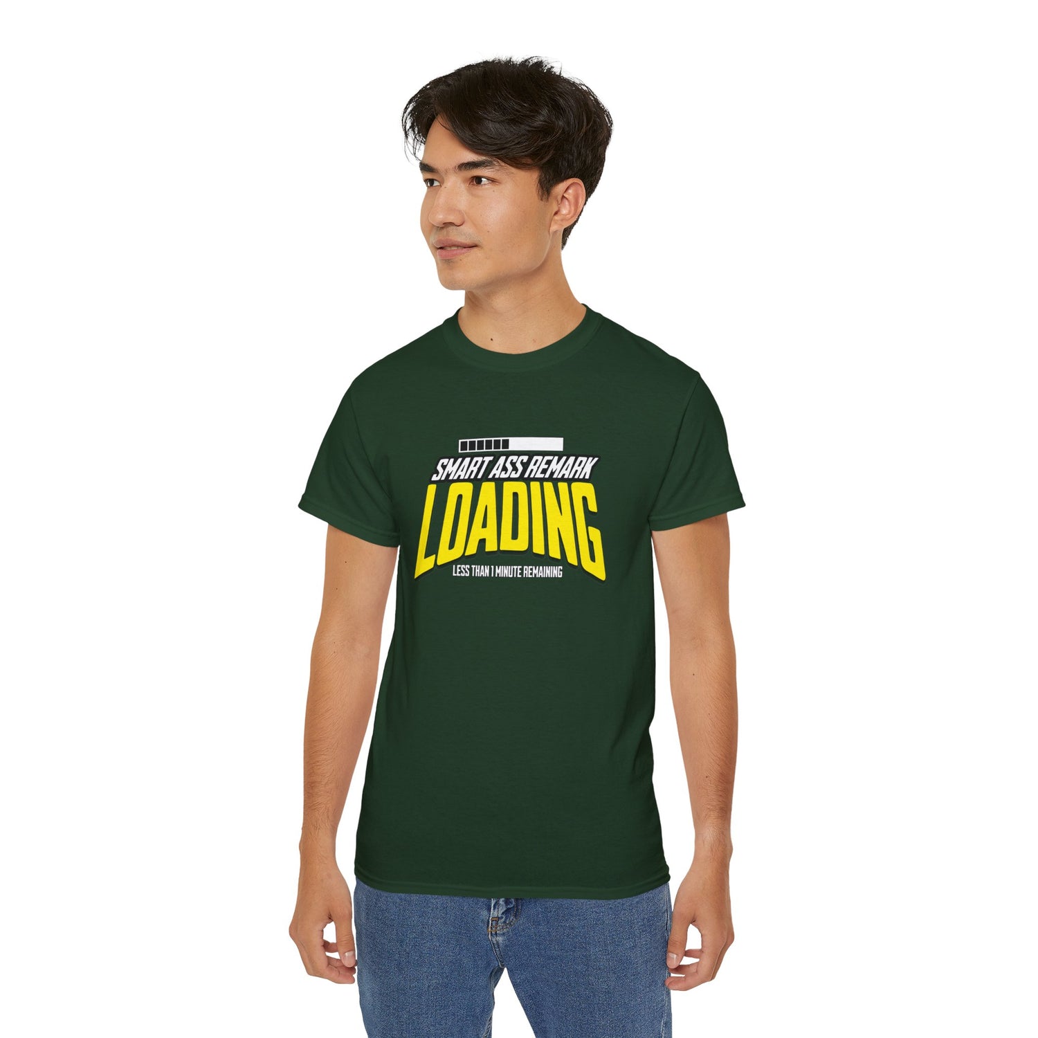 Funny Smart Ass Loading Cotton Tee