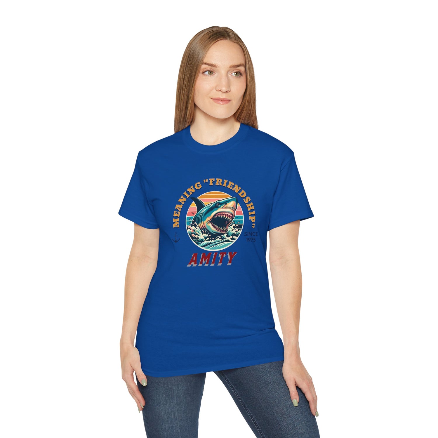 Jaws Movie - Meaning Friendship Amity Tee