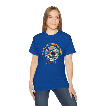 Jaws Movie - Meaning Friendship Amity Tee
