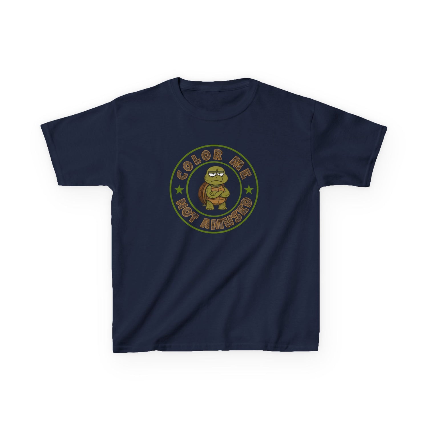 Kids Tee — Color Me Not Amused - Turtle