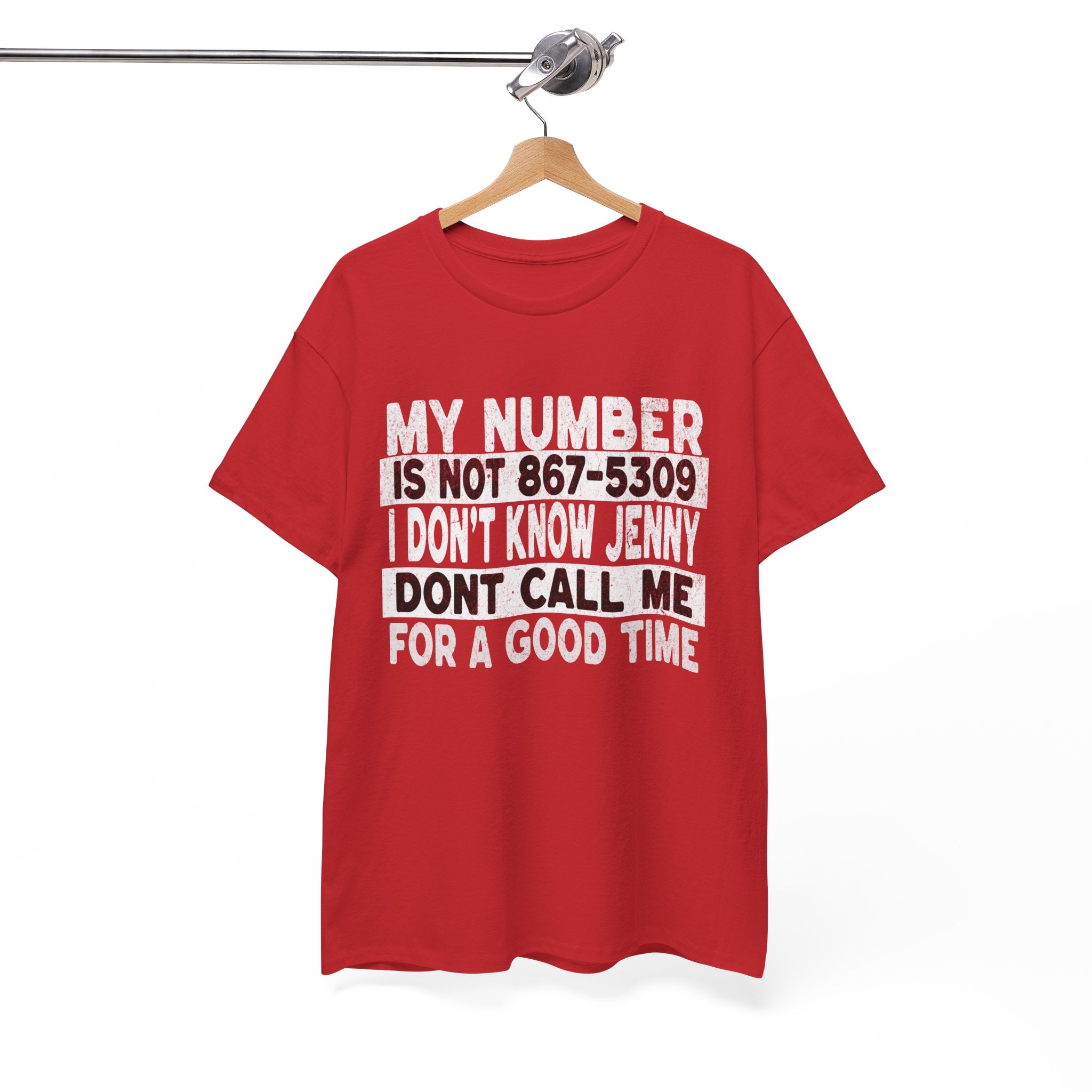 Funny 867-5309 Jenny Unisex Cotton Tee