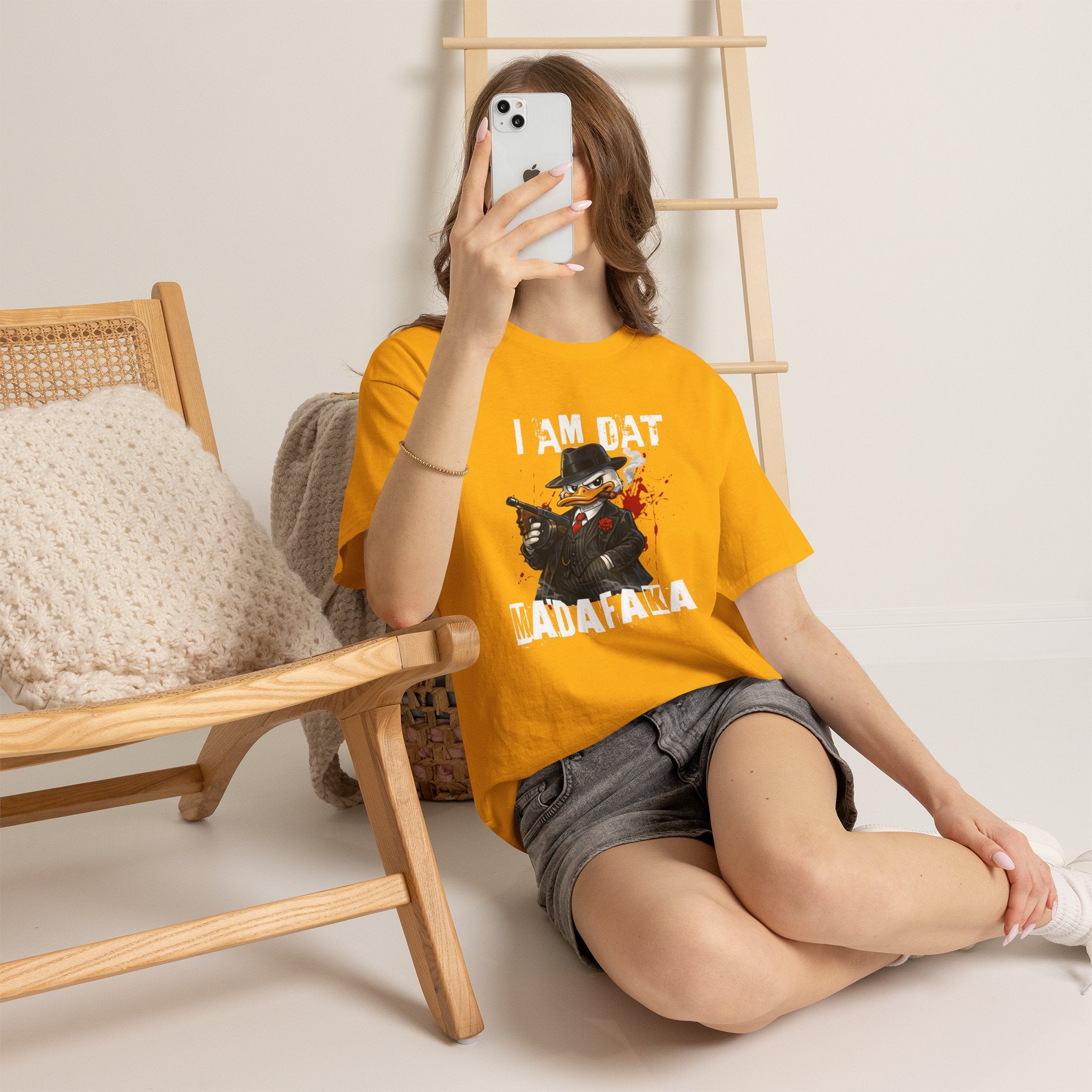 I Am Dat Madafaka - Gangster Duck T-Shirt